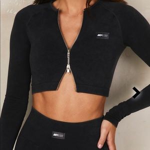 Brand New Zip crop Jacket